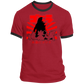 ArtichokeUSA Custom Design. Godzilla. Long Live the King. (1954 to 2019. 65 Years! Fan Art. Ringer Tee