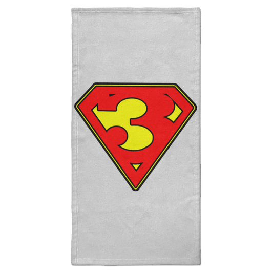 The GHOATS Custom Design. #38 Super 3. APA League. Towel - 15x30