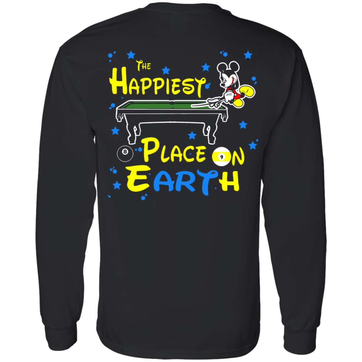 The GHOATS custom design #14. The Happiest Place On Earth. Fan Art. LS T-Shirt 5.3 oz.