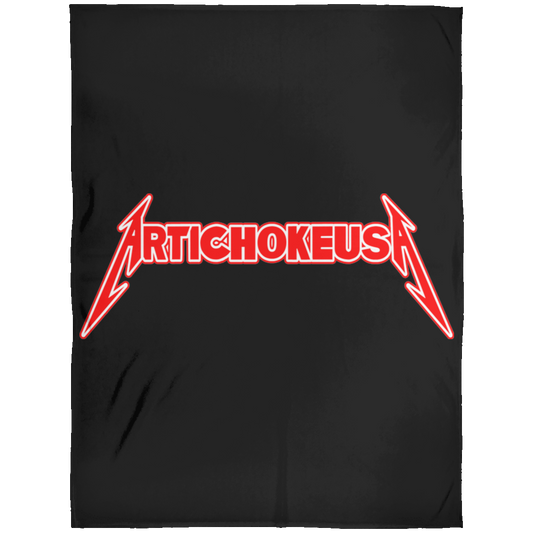 ArtichokeUSA Custom Design. Metallica Style Logo. Let's Make One For Your Project. Fleece Blanket 60x80
