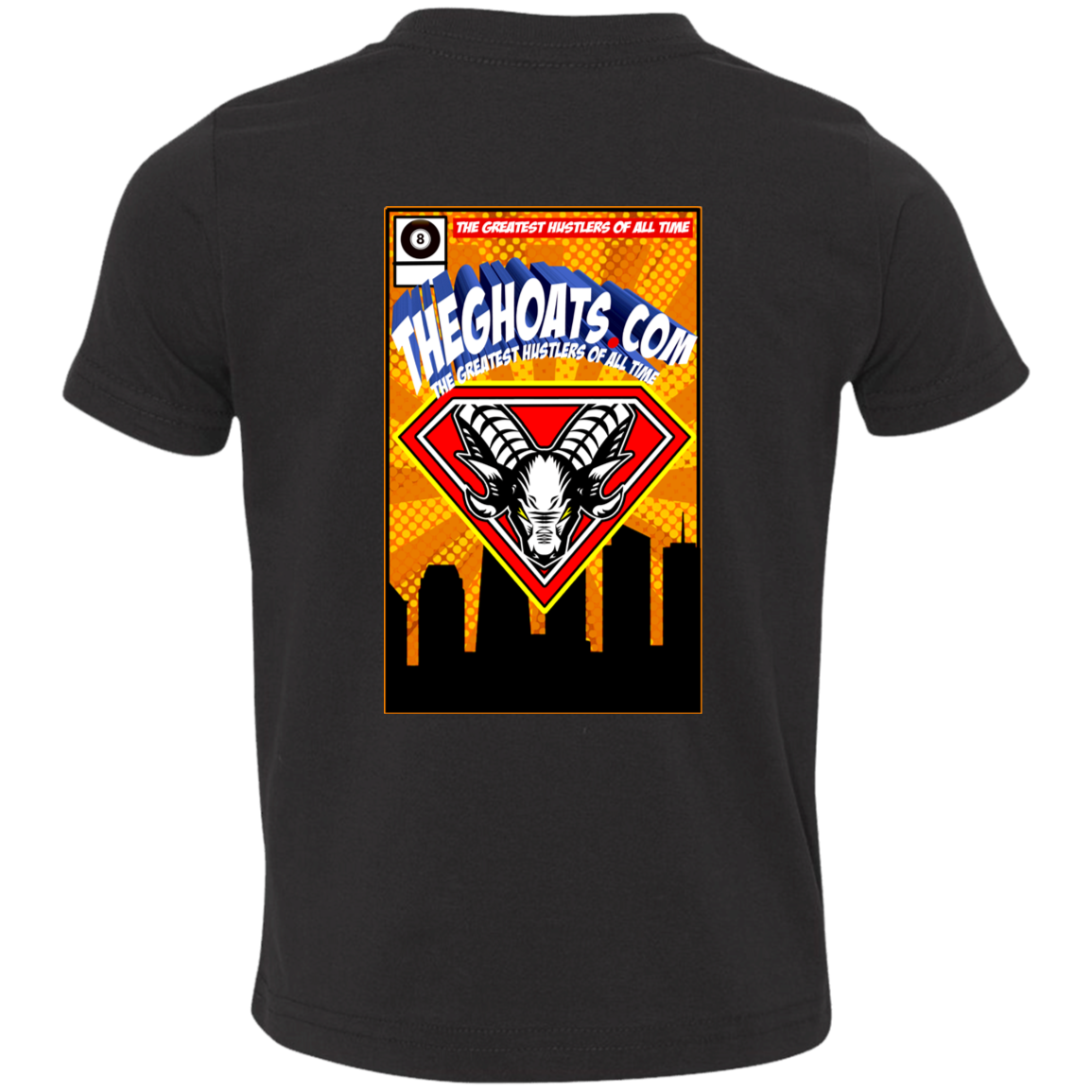 The GHOATS Custom Design. #38 Super 3. APA League. Toddler Jersey T-Shirt