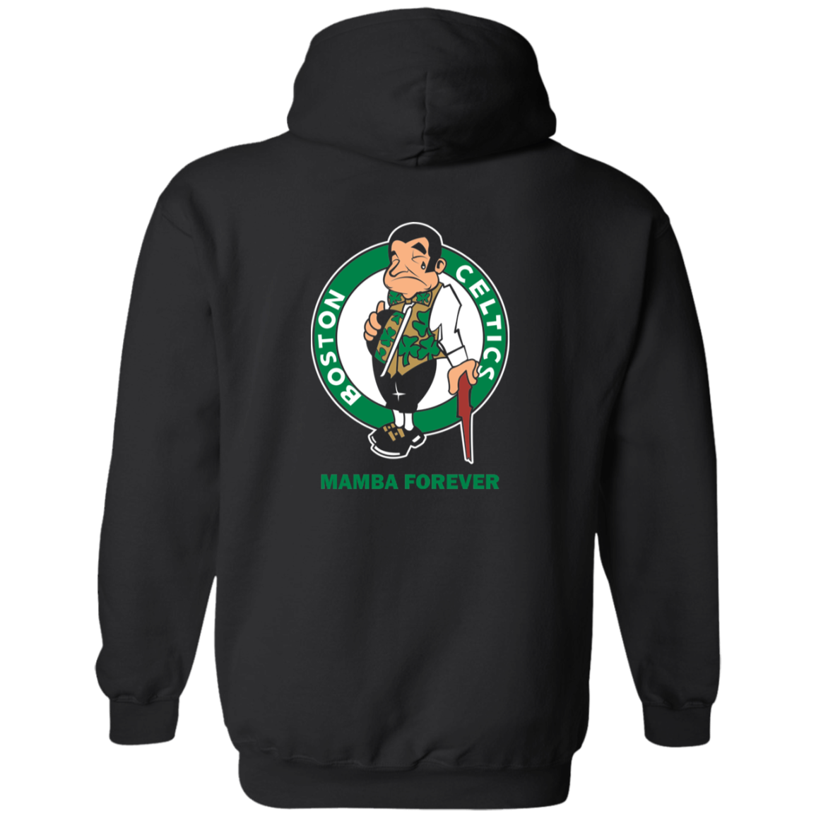 ArtichokeUSA Custom Design. RIP Kobe. Mamba Forever. Celtics / Lakers Fan Art Tribute. Zip Up Hooded Sweatshirt