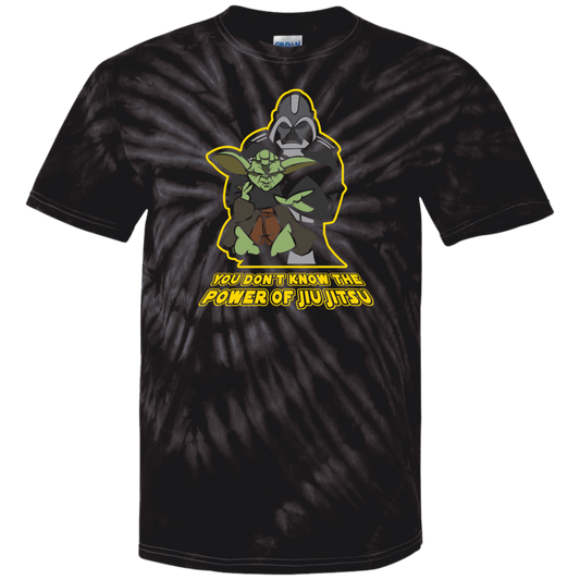 Artichoke Fight Gear Custom Design #20. You Don't Know the Power of Jiu Jitsu. Youth Tie Dye T-Shirt
