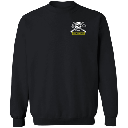 The GHOATS Custom Design. #4 Motorcycle Club Style. Ver 1/2. Crewneck Pullover Sweatshirt