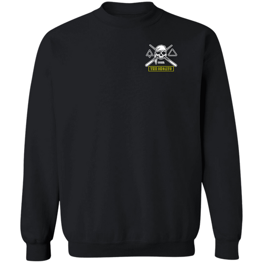 The GHOATS Custom Design. #4 Motorcycle Club Style. Ver 1/2. Crewneck Pullover Sweatshirt