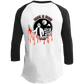 OPG Custom Design #23. Hack N Slice Golf. Freddy and Jason Fan Art. Youth 3/4 Raglan Sleeve Shirt