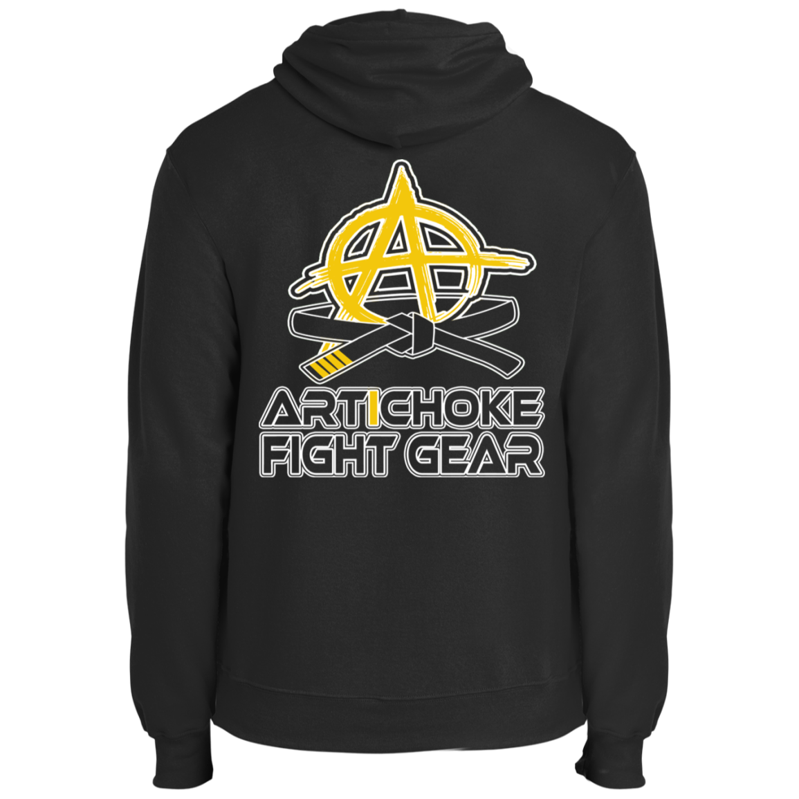 Artichoke Fight Gear Custom Design #8. USE ARMBARS. US Army Parody. Fleece Hoodie