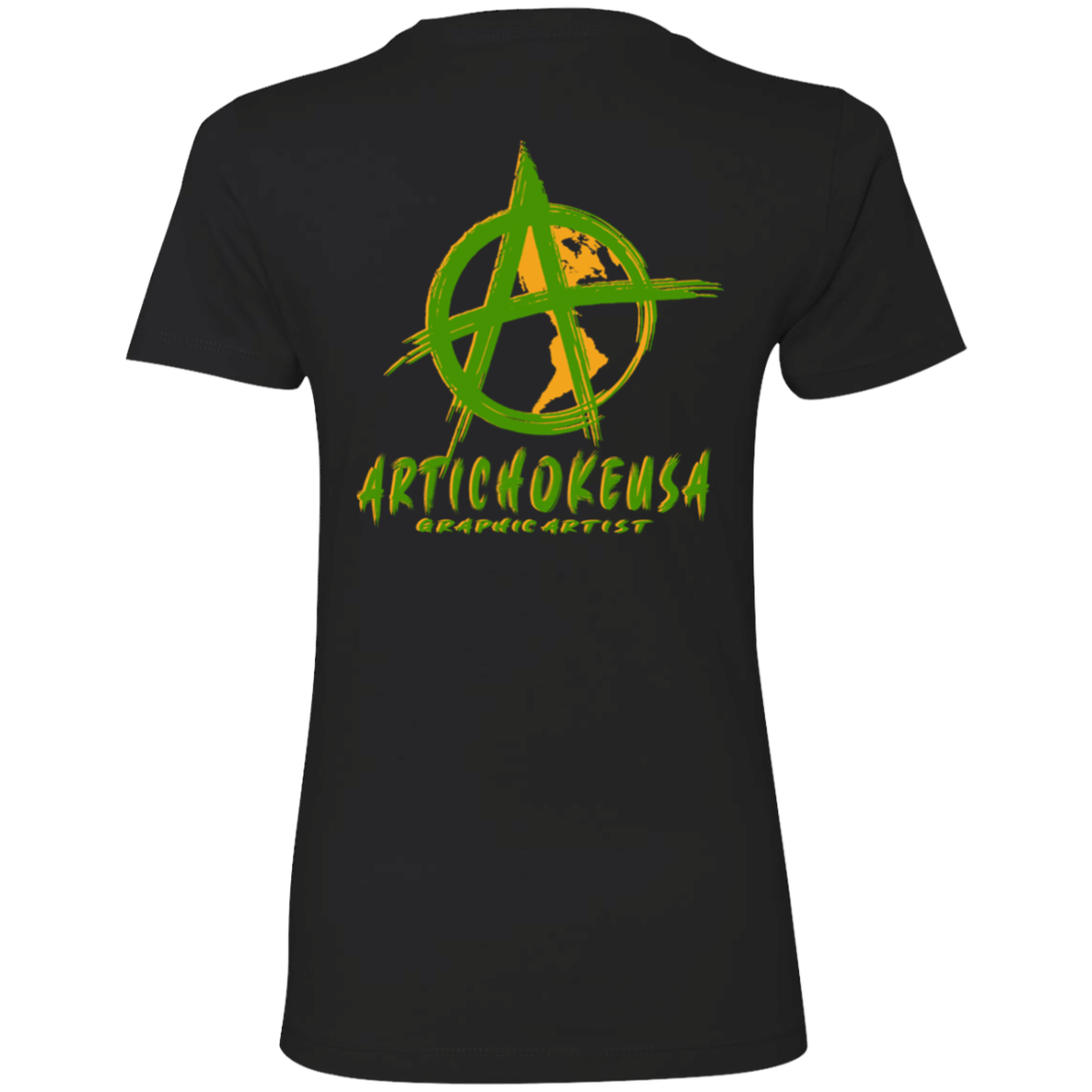 ArtichokeUSA Custom Design. EARTH-ART=EH. Ladies' Boyfriend T-Shirt