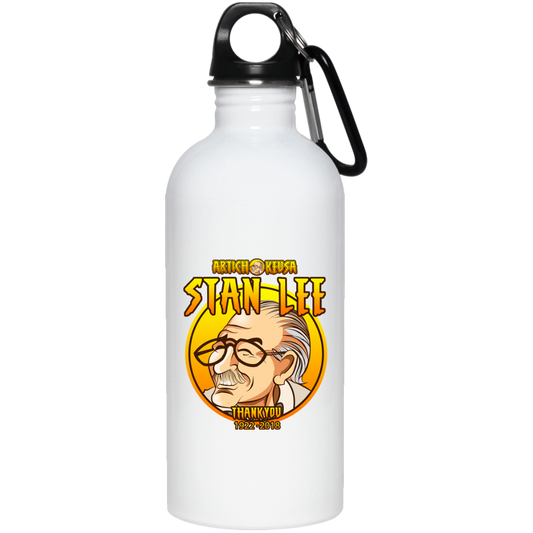 ArtichokeUSA Character and Font design. Stan Lee Thank You Fan Art. Let's Create Your Own Design Today. 20 oz. Stainless Steel Water Bottle