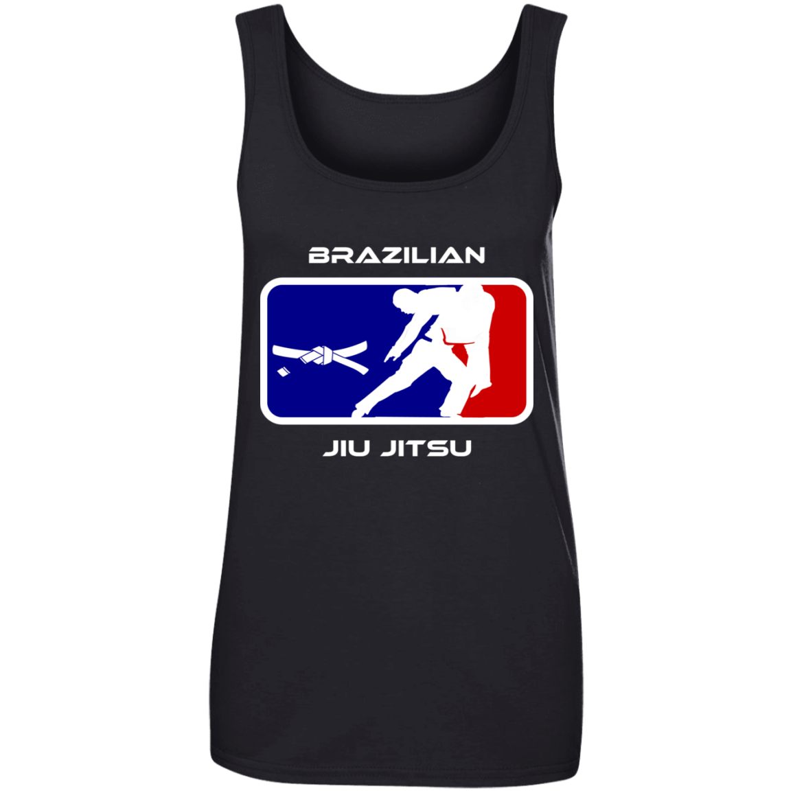 Artichoke Fight Gear Custom Design #2. BJJ MLB Parody v1. Ladies' 100% Ringspun Cotton Tank Top