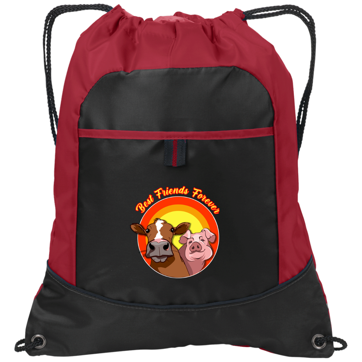 ArtichokeUSA Custom Design. Best Friends Forever. Bacon Cheese Burger. Pocket Cinch Pack
