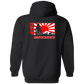 ArtichokeUSA Custom Design.  Fan Art Godzilla/Mecha Godzilla. Zip Up Hooded Sweatshirt