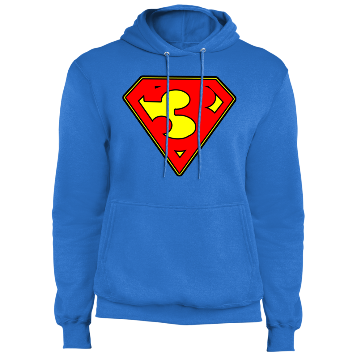 The GHOATS Custom Design. #38 Super 3. APA League. Fleece Pullover Hoodie