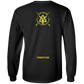 The GHOATS custom design #8. Eat. Sleep. Pool. Repeat. Pool / Billiards. Long Sleeve Cotton T-Shirt