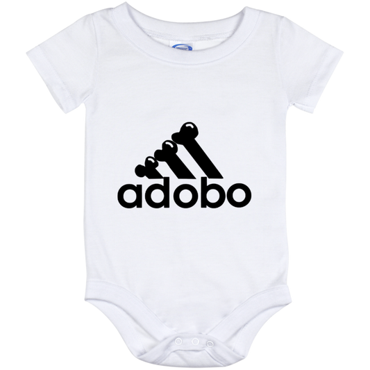 ArtichokeUSA Custom Design. Adobo. Adidas Parody. Baby Onesie 12 Month