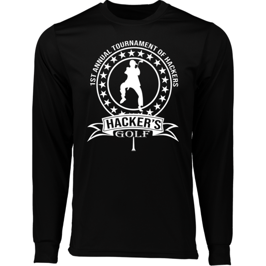 OPG Custom Design #20. 1st Annual Hackers Golf Tournament. 100% Polyester Moisture-Wicking Tee