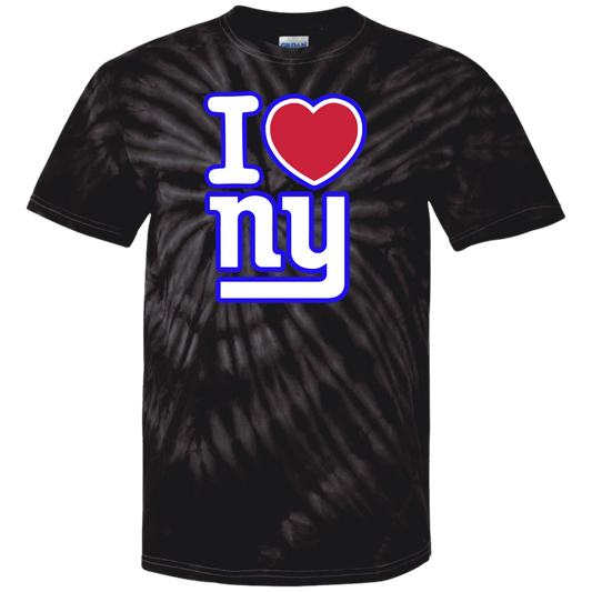 ArtichokeUSA Custom Design. I heart New York Giants. NY Giants Football Fan Art. Youth Tie Dye T-Shirt