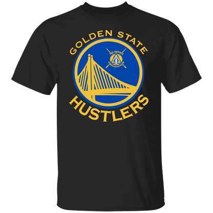 The GHOATS Custom Design. #12 GOLDEN STATE HUSTLERS. Basic Cotton T-Shirt