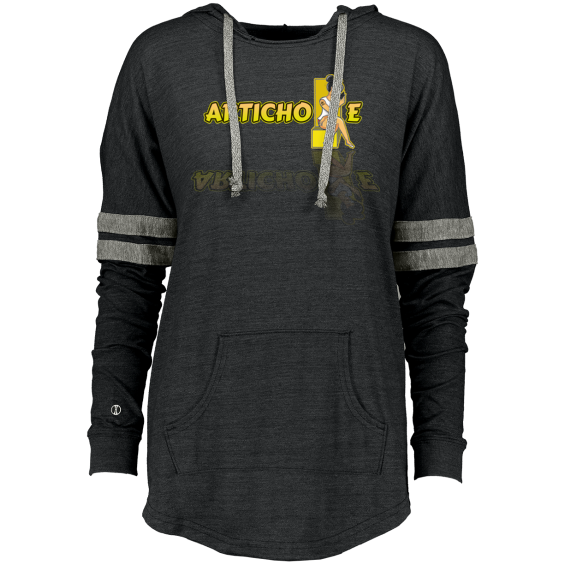 ArtichokeUSA Character and Font Design. Let’s Create Your Own Design Today. Betty. Ladies Low Key Pullover Hoodie