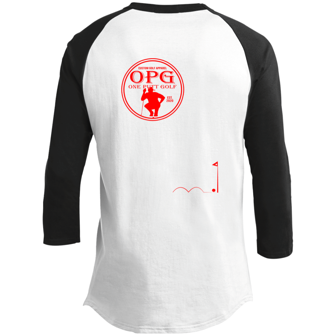 OPG Custom Design #4. I Don't See Noting Wrong With A Little Bump N Run. Youth 3/4 Raglan Sleeve Shirt