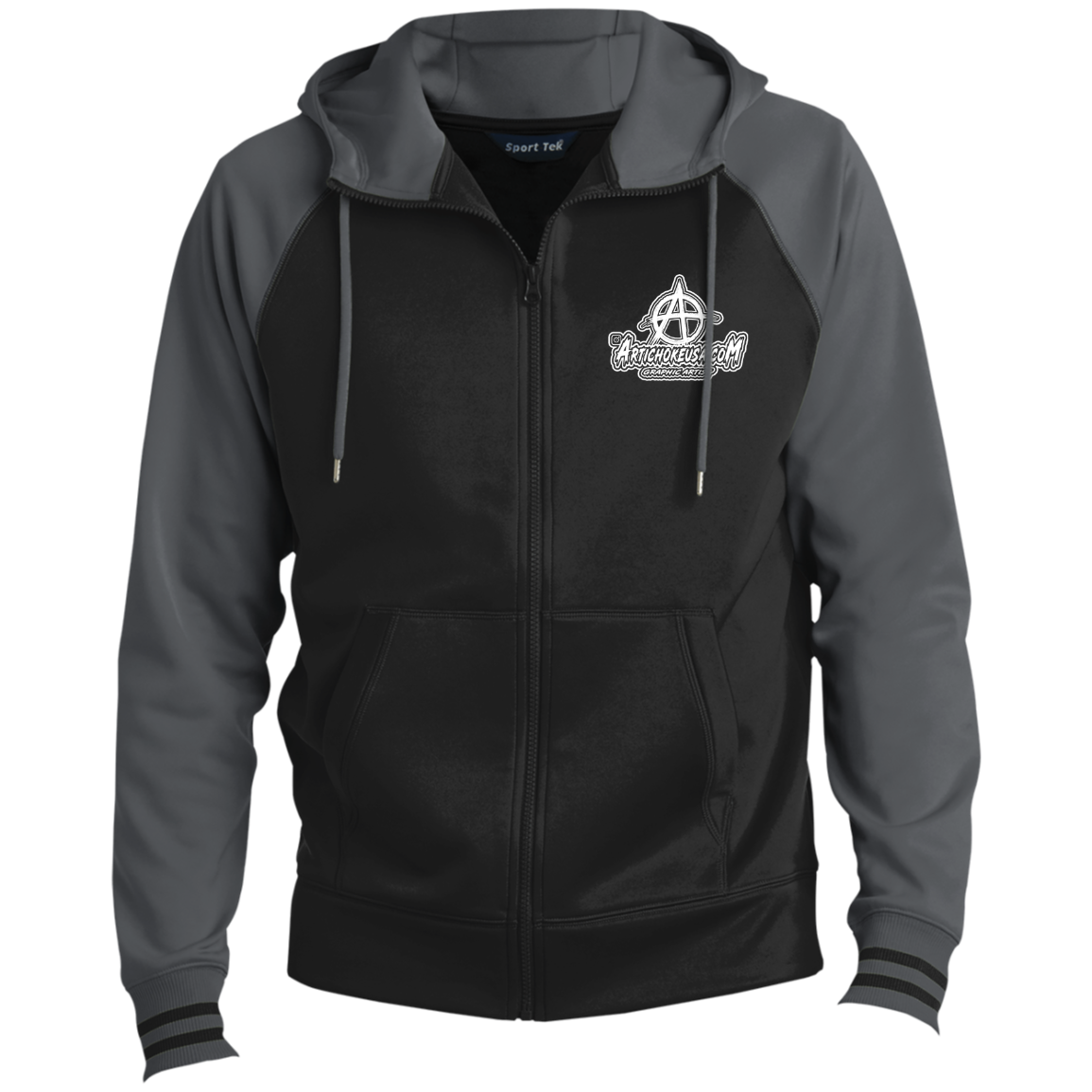 Embroidered Men's Sport-Wick® Full-Zip Hooded Jacket