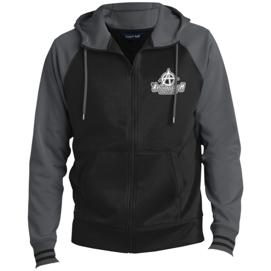 Embroidered Men's Sport-Wick® Full-Zip Hooded Jacket