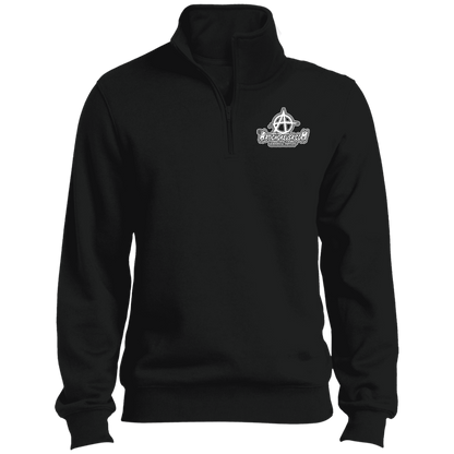 Embroidered 1/4 Zip Sweatshirt