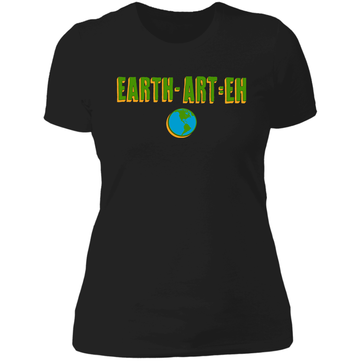 ArtichokeUSA Custom Design. EARTH-ART=EH. Ladies' Boyfriend T-Shirt
