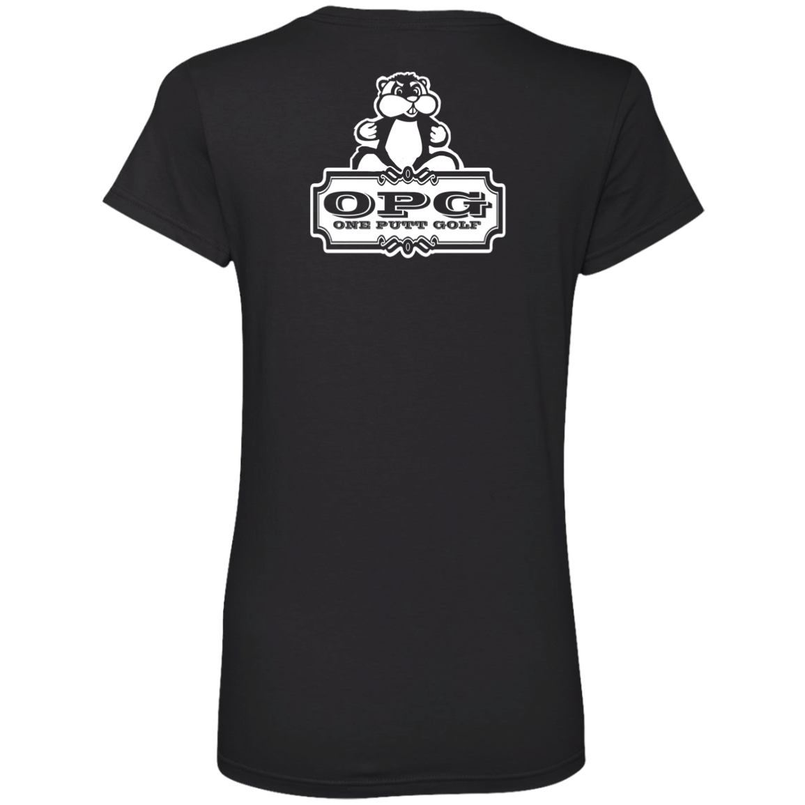 OPG Custom Design #29. Who's Your Caddy? Caddy Shack Bill Murray Fan Art. Ladies' V-Neck 100% Ring Spun Cotton T-Shirt