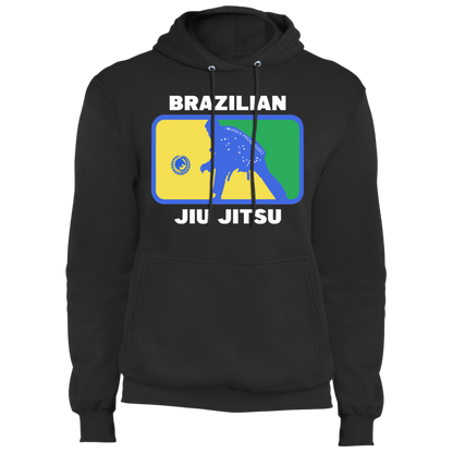 Artichoke Fight Gear Custom Design #5. BJJ MLB Brazil Flag Colors. Parody v2. Fleece Hoodie