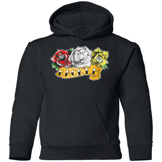 The GHOATS Custom Design. #28 Rack Em' (Ladies only). Youth Pullover Hoodie