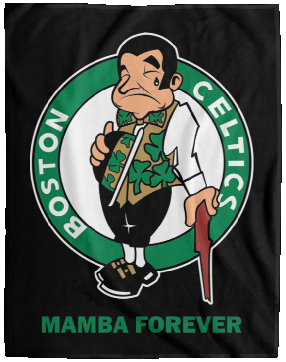 ArtichokeUSA Custom Design. RIP Kobe. Mamba Forever. Celtics / Lakers Fan Art Tribute. Fleece Blanket - 60x80