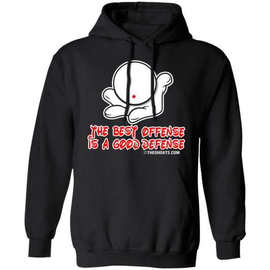 The GHOATS Custom Design. #5 The Best Offense is a Good Defense. Basic Pullover Hoodie