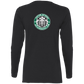 ArtichokeUSA Custom Design. Money Can't Buy Happiness But It Can Buy You Coffee. Ladies' Cotton LS T-Shirt