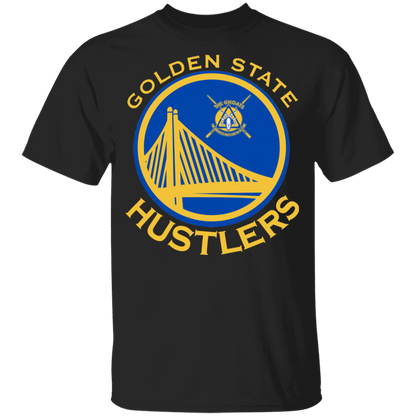 The GHOATS Custom Design. #12 GOLDEN STATE HUSTLERS.	Youth Basic 100% Cotton T-Shirt