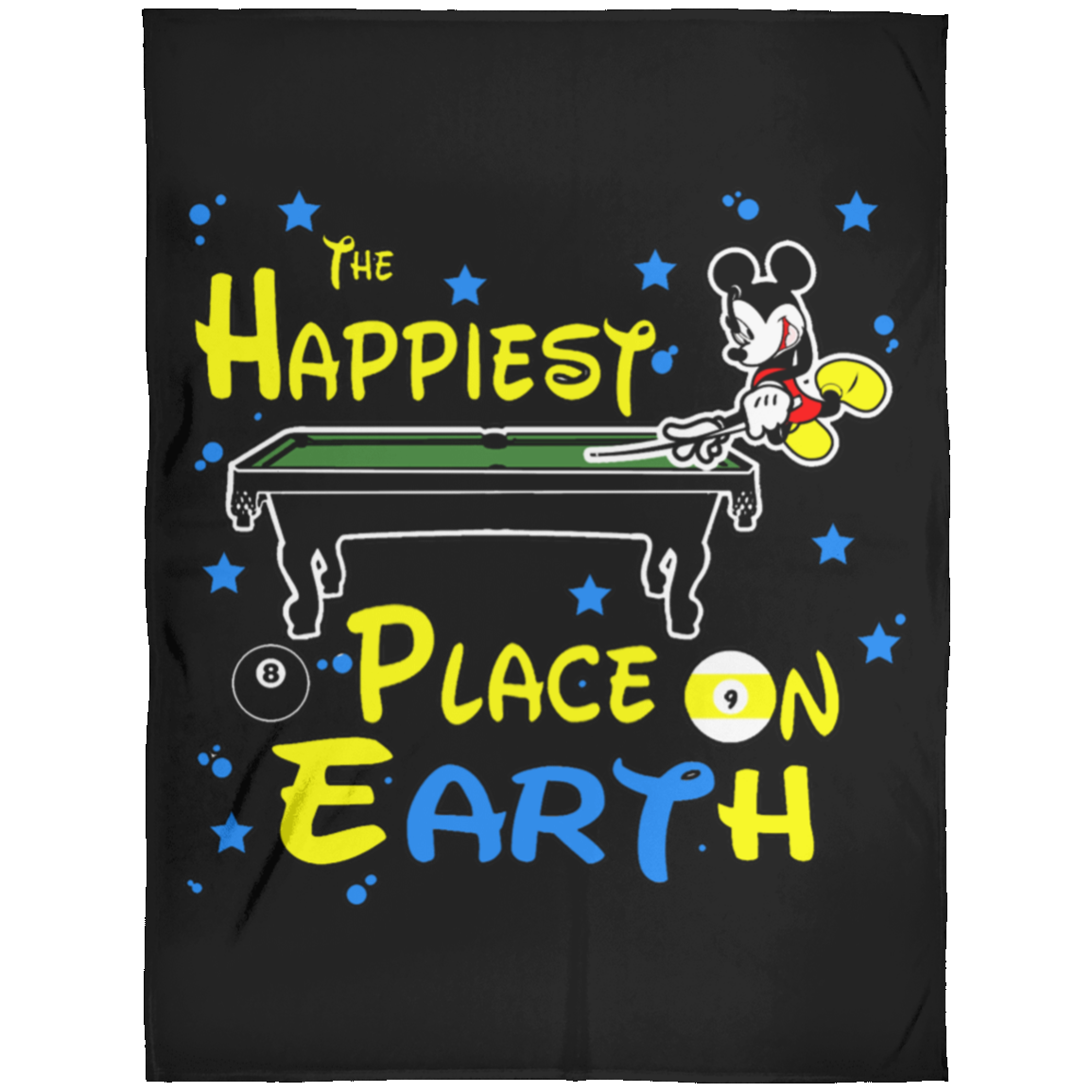 The GHOATS custom design #14. The Happiest Place On Earth. Fan Art. Fleece Blanket 60x80