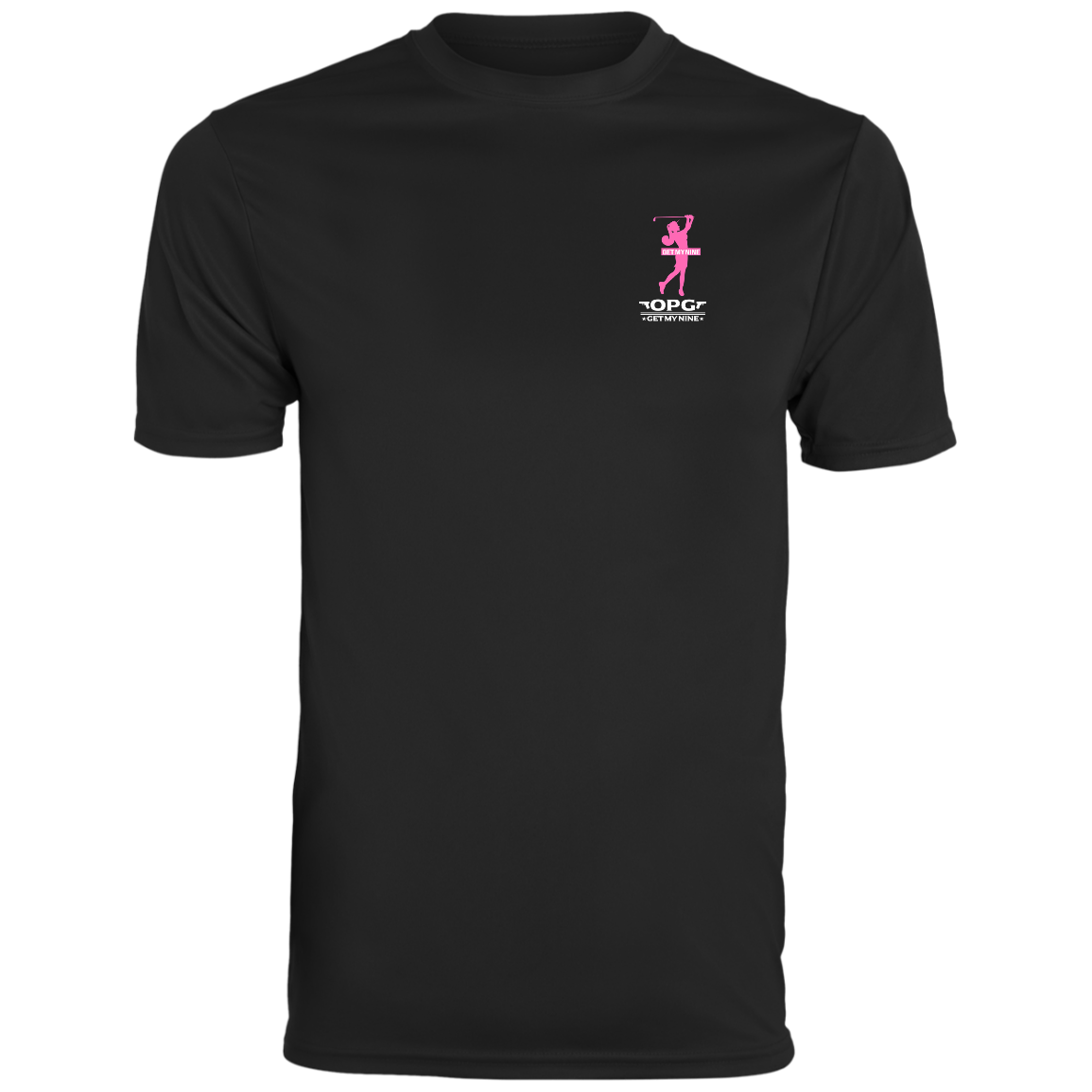 OPG Custom Design #16. Get My Nine. Female Version. Men's Moisture-Wicking Tee