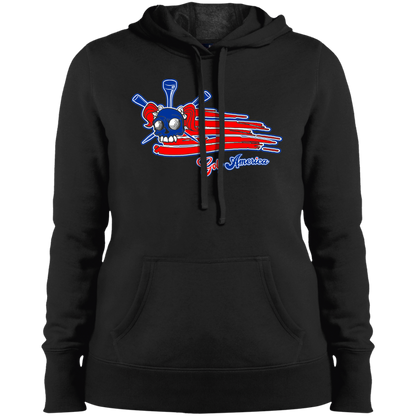 OPG Custom Design #16. Golf America. Female Skull Design. Golf. Ladies' Pullover Hoodie