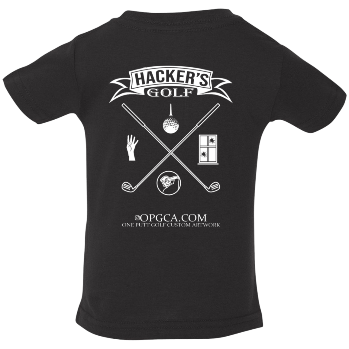 OPG Custom Design #20.1st Annual Hackers Golf Tournament. Men's Edition. Infant Jersey T-Shirt
