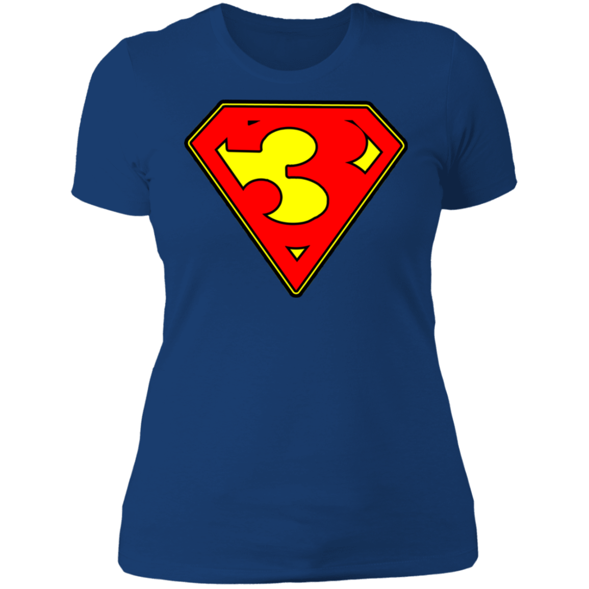 The GHOATS Custom Design. #38 Super 3. APA League. Ladies' Boyfriend T-Shirt