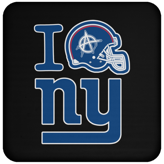 ArtichokeUSA Custom Design. I Helmet NY. Fan Art. Coaster