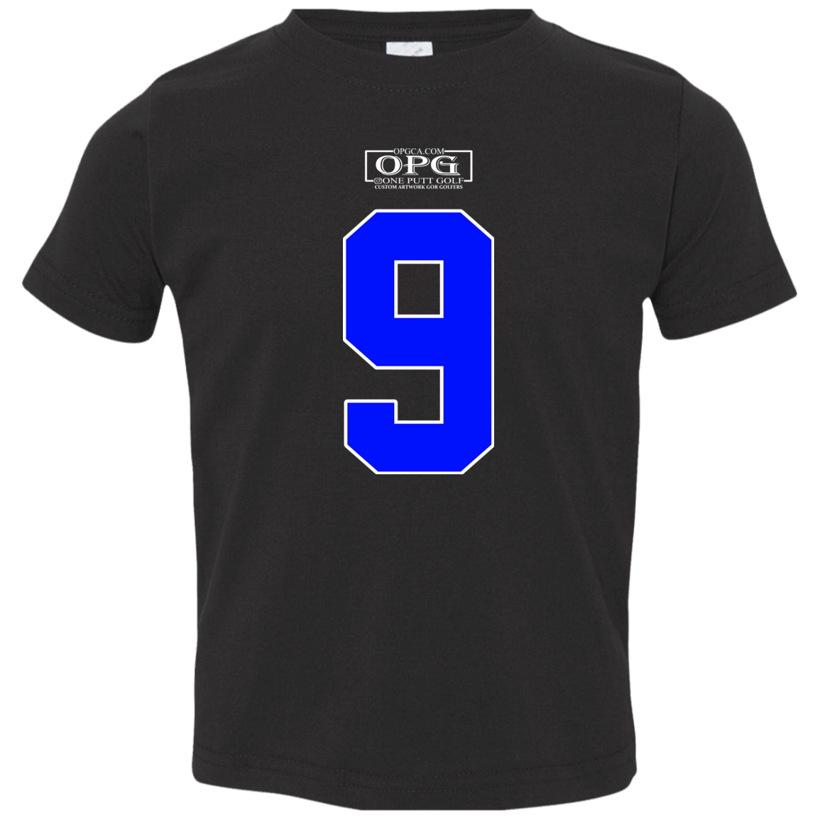 OPG Custom Design #17. Back 9. Toddler Jersey T-Shirt