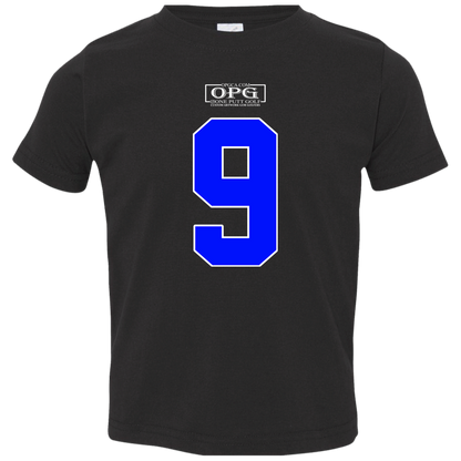 OPG Custom Design #17. Back 9. Toddler Jersey T-Shirt