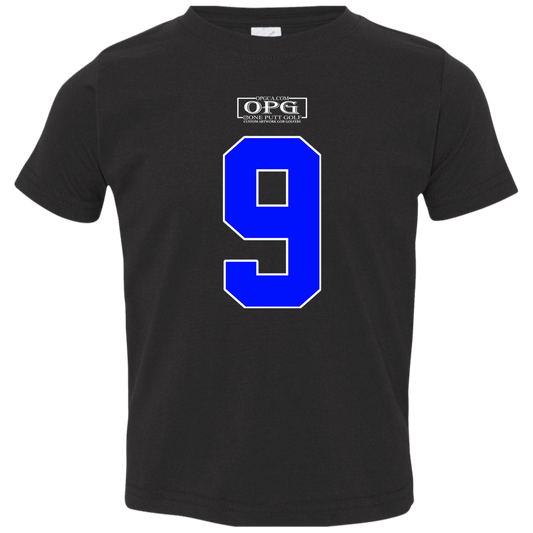 OPG Custom Design #17. Back 9. Toddler Jersey T-Shirt