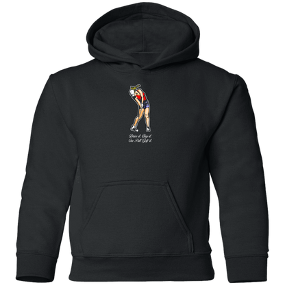 OPG Custom Design #9. Drive it. Chip it. One Putt Golf It. Golf So. Cal. Youth Pullover Hoodie