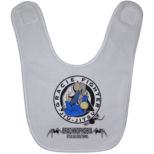 Artichoke Fight Gear Custom Design #1. Arachnophobia. It's A Jiu Jitsu Thing. Spider Guard. BJJ. Baby Bib