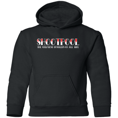 The GHOATS Custom Design #28. Shoot Pool. Youth Pullover Hoodie
