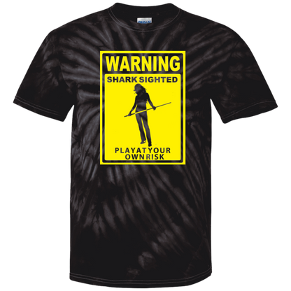 The GHOATS Custom Design. #34 Beware of Sharks. Play at Your Own Risk. (Ladies only version). Youth Tie Dye T-Shirt