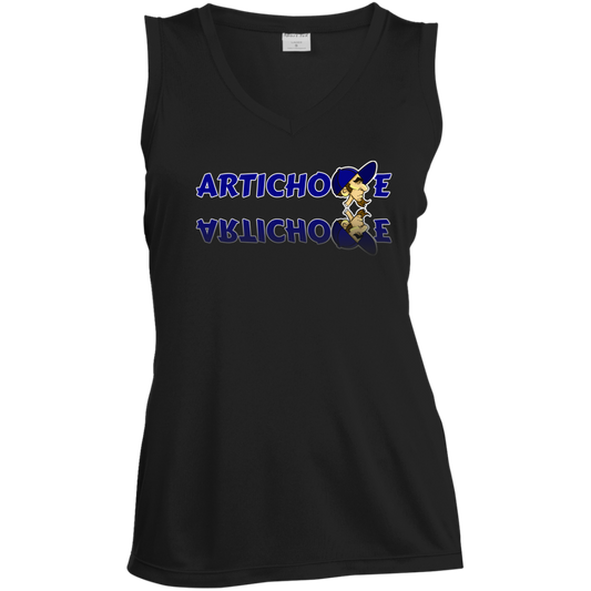 ZZ#20 ArtichokeUSA Characters and Fonts. "Clem" Let’s Create Your Own Design Today. Ladies' Sleeveless V-Neck