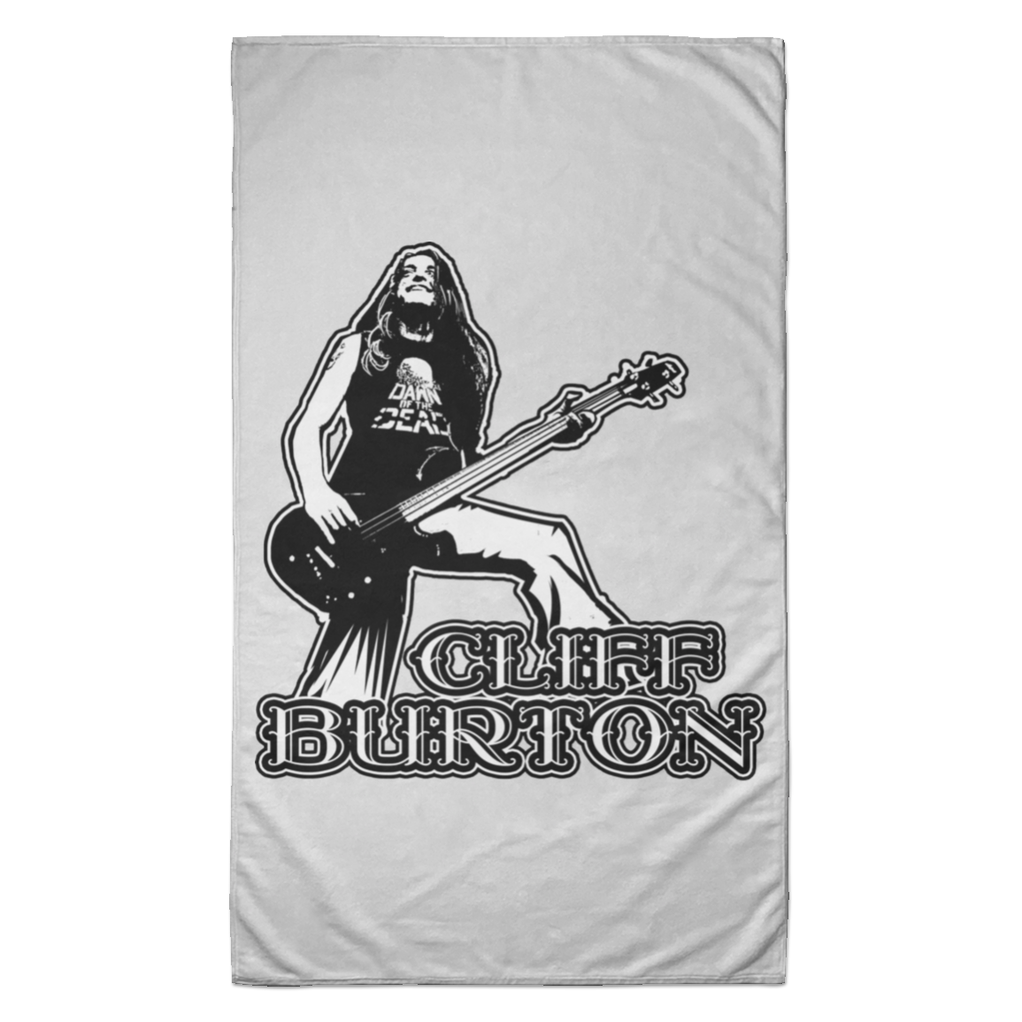 ArtichokeUSA Custom Design. Cliff Burton Tribute. Towel - 35x60